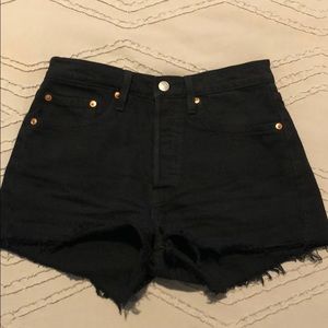 Levi’s 501 denim cutoff shorts